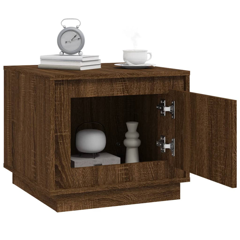 Coffee Table Brown Oak 51x50x44 cm Engineered Wood Payday Deals