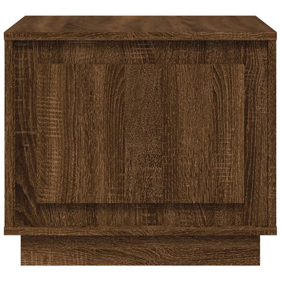 Coffee Table Brown Oak 51x50x44 cm Engineered Wood Payday Deals
