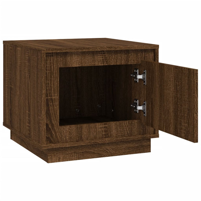 Coffee Table Brown Oak 51x50x44 cm Engineered Wood Payday Deals