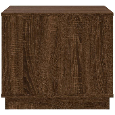 Coffee Table Brown Oak 51x50x44 cm Engineered Wood Payday Deals