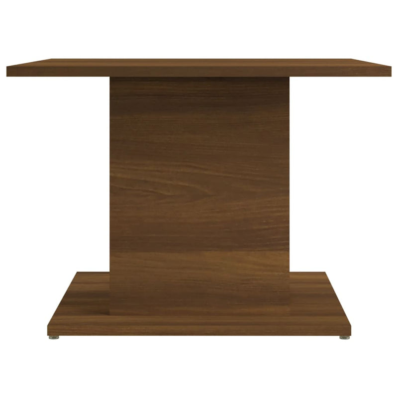 Coffee Table Brown Oak 55.5x55.5x40 cm Engineered Wood Payday Deals