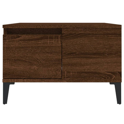 Coffee Table Brown Oak 55x55x36.5 cm Engineered Wood Payday Deals