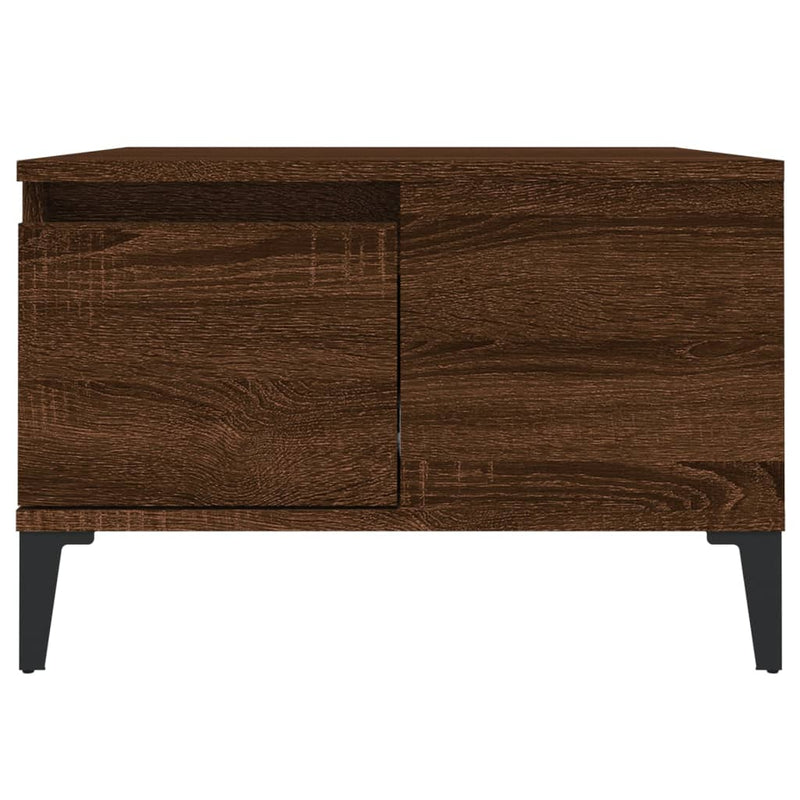 Coffee Table Brown Oak 55x55x36.5 cm Engineered Wood Payday Deals