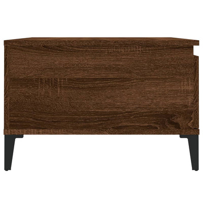 Coffee Table Brown Oak 55x55x36.5 cm Engineered Wood Payday Deals