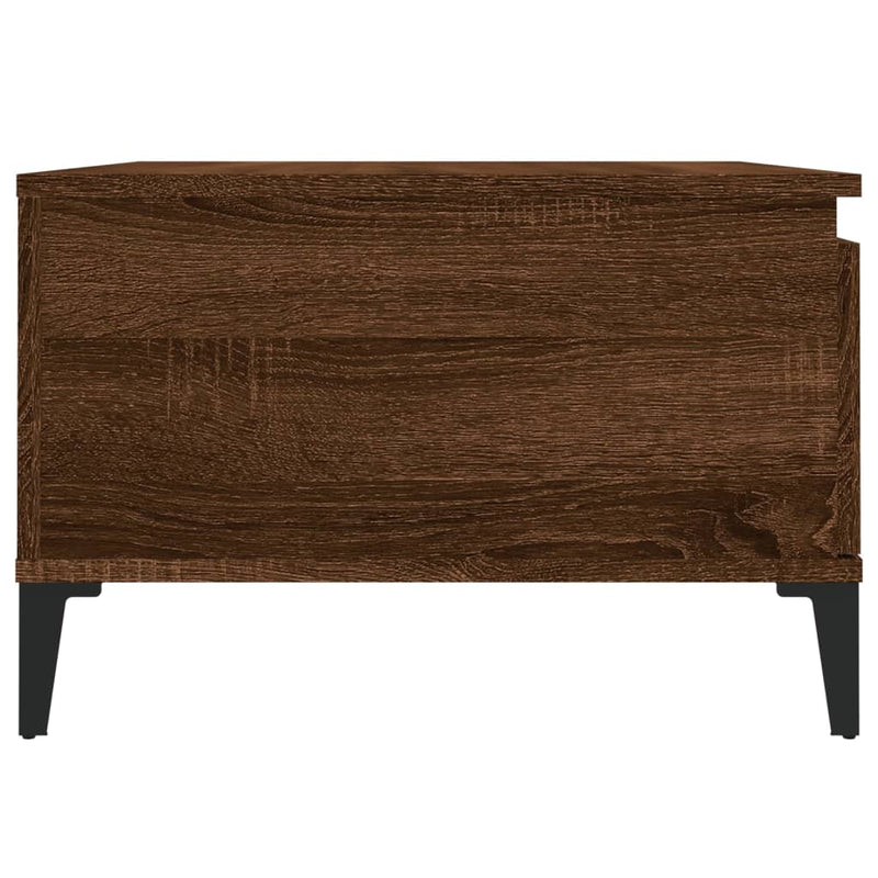 Coffee Table Brown Oak 55x55x36.5 cm Engineered Wood Payday Deals