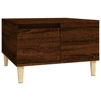 Coffee Table Brown Oak 55x55x36.5 cm Engineered Wood Payday Deals