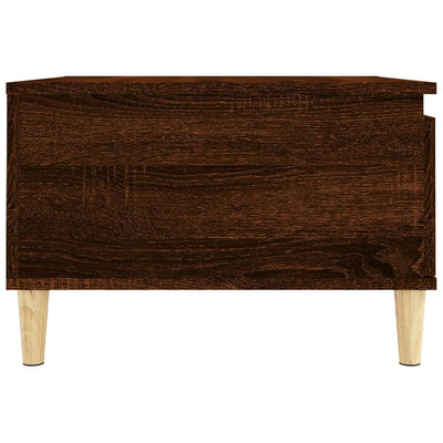 Coffee Table Brown Oak 55x55x36.5 cm Engineered Wood Payday Deals