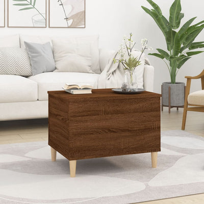 Coffee Table Brown Oak 60x44.5x45 cm Engineered Wood Payday Deals