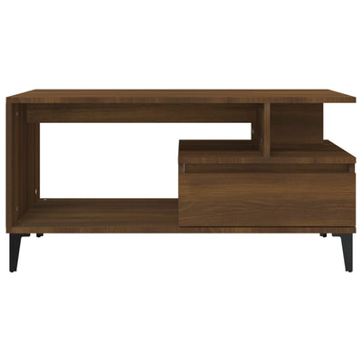 Coffee Table  Brown Oak 90x49x45 cm Engineered Wood Payday Deals