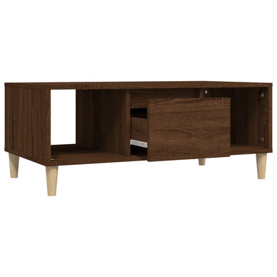 Coffee Table Brown Oak 90x50x36.5 cm Engineered Wood Payday Deals