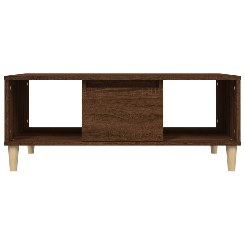 Coffee Table Brown Oak 90x50x36.5 cm Engineered Wood Payday Deals