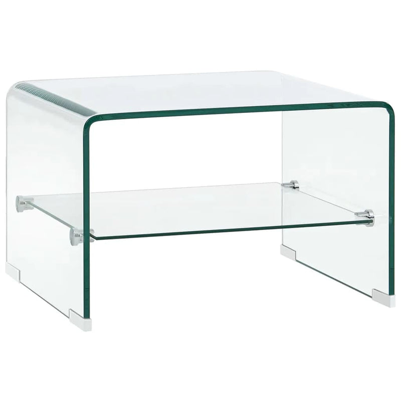 Coffee Table Clear 50x45x33 cm Tempered Glass Payday Deals