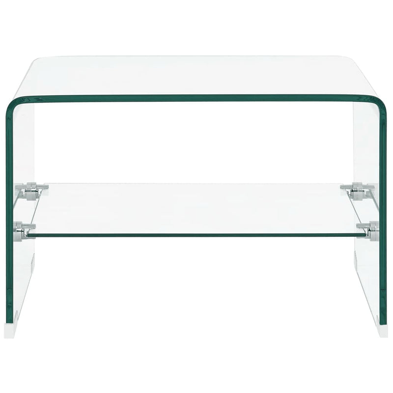 Coffee Table Clear 50x45x33 cm Tempered Glass Payday Deals