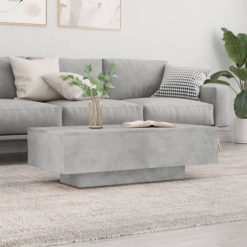 Coffee Table Concrete Grey 100x49.5x31 cm Engineered Wood Payday Deals