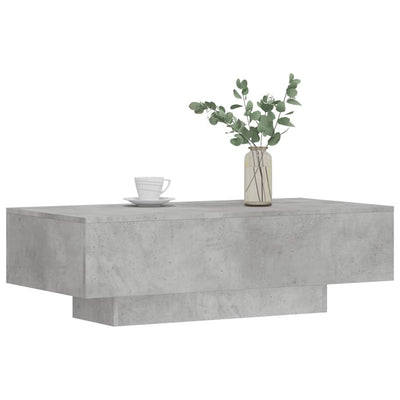 Coffee Table Concrete Grey 100x49.5x31 cm Engineered Wood Payday Deals