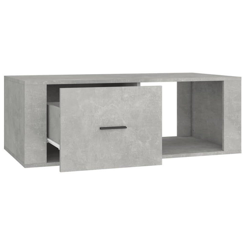 Coffee Table Concrete Grey 100x50.5x35 cm Engineered Wood Payday Deals