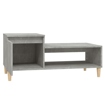 Coffee Table Concrete Grey 100x50x45 cm Engineered Wood Payday Deals