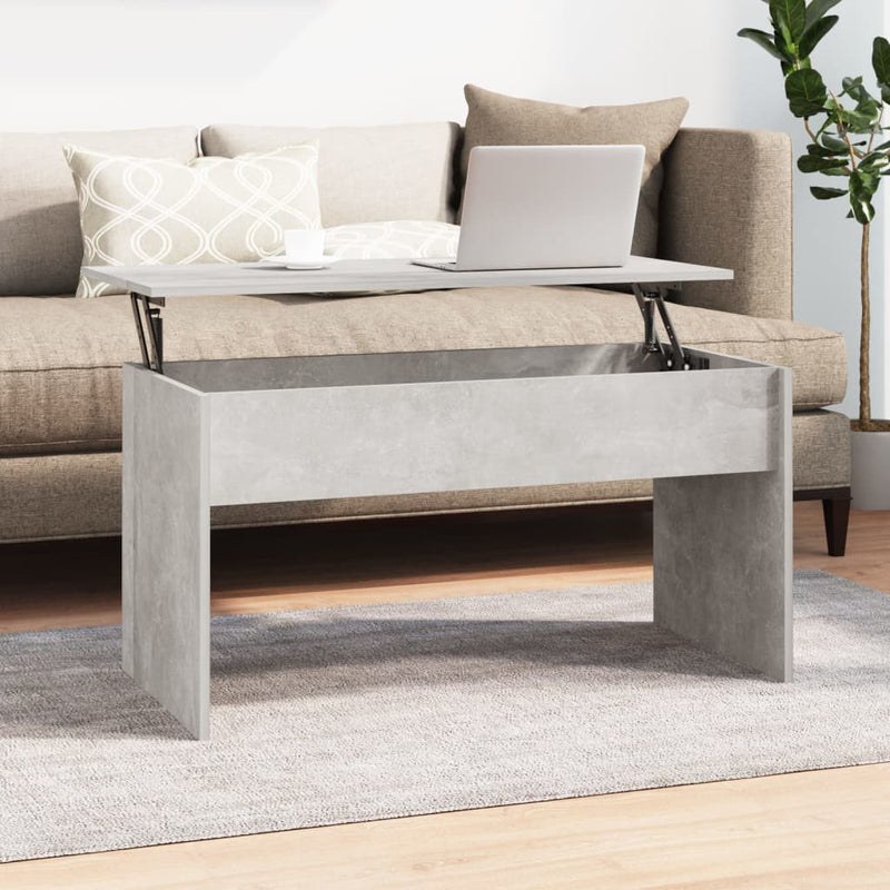 Coffee Table Concrete Grey 102x50.5x52.5 cm Engineered Wood Payday Deals