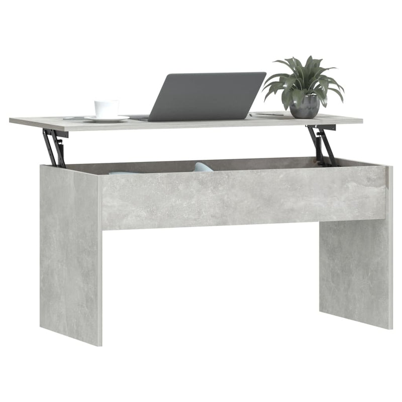 Coffee Table Concrete Grey 102x50.5x52.5 cm Engineered Wood Payday Deals