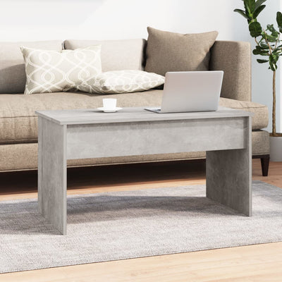 Coffee Table Concrete Grey 102x50.5x52.5 cm Engineered Wood Payday Deals