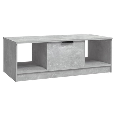 Coffee Table Concrete Grey 102x50x36 cm Engineered Wood Payday Deals