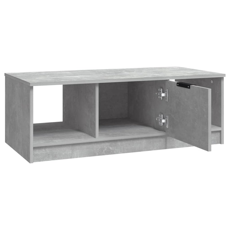 Coffee Table Concrete Grey 102x50x36 cm Engineered Wood Payday Deals