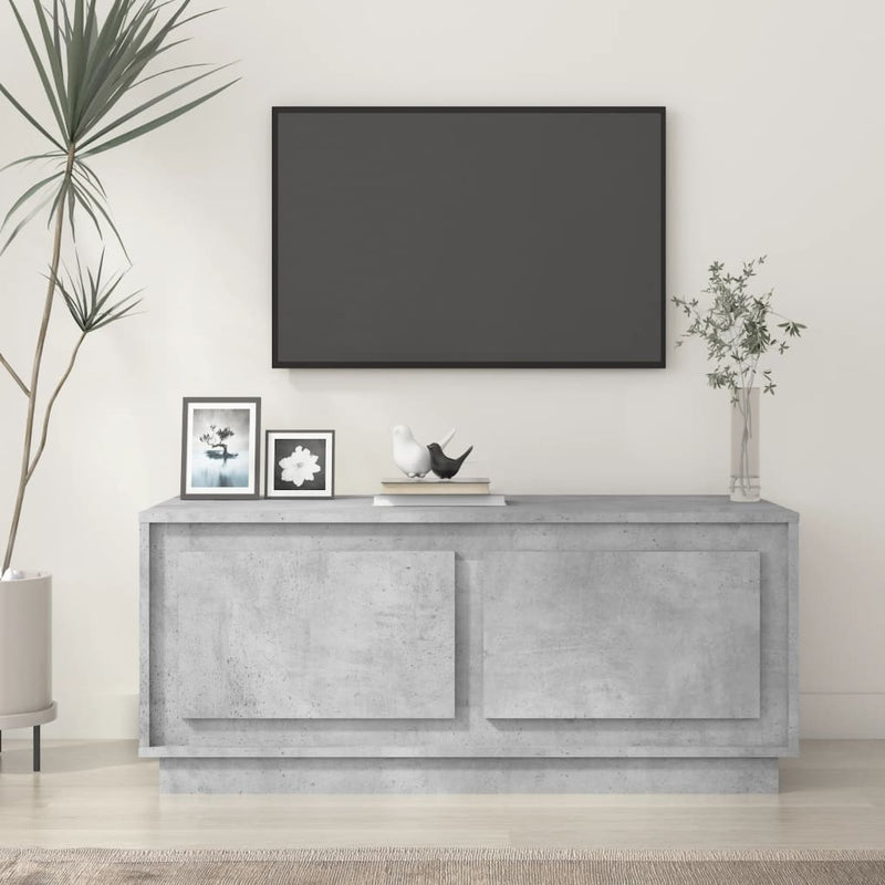 Coffee Table Concrete Grey 102x50x44 cm Engineered Wood Payday Deals