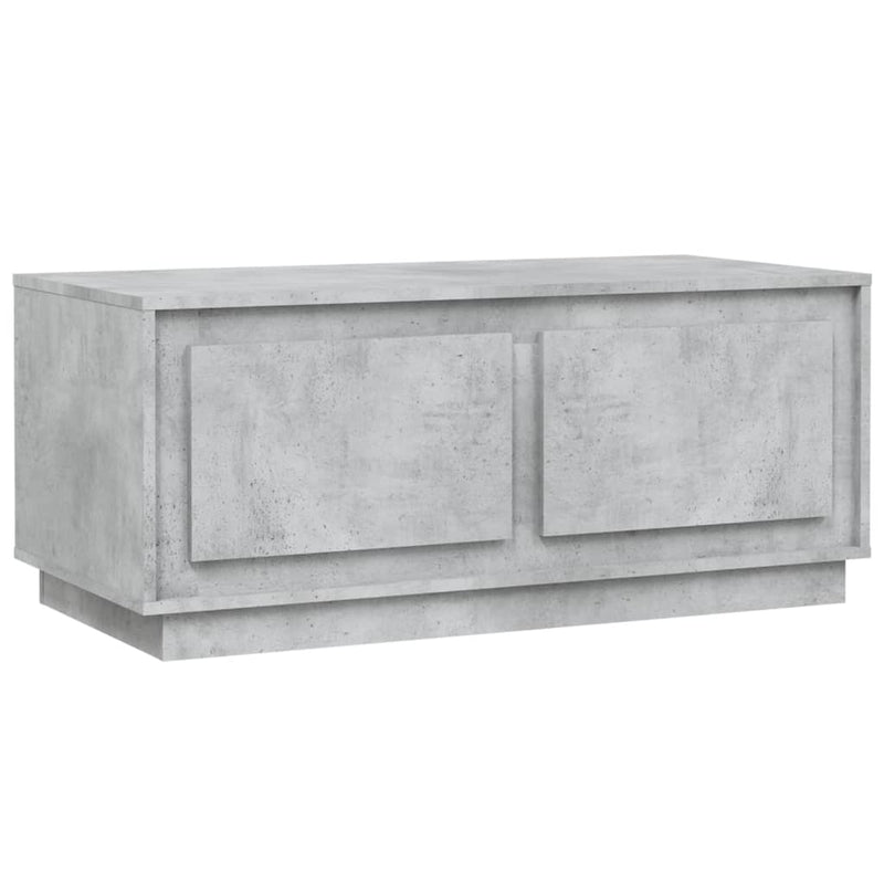 Coffee Table Concrete Grey 102x50x44 cm Engineered Wood Payday Deals
