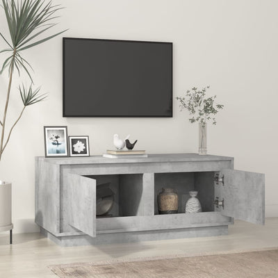 Coffee Table Concrete Grey 102x50x44 cm Engineered Wood Payday Deals