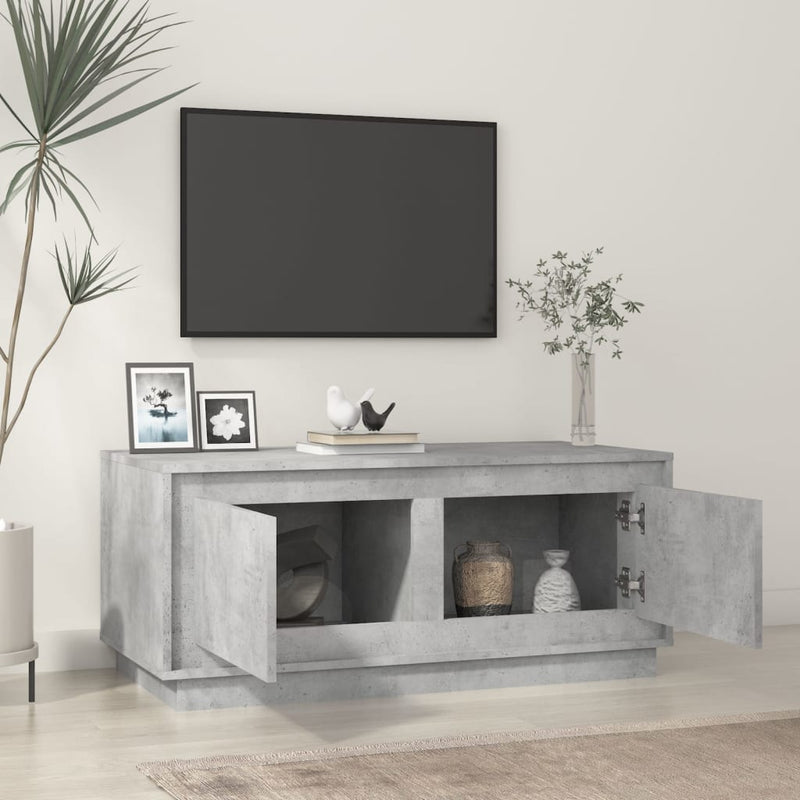 Coffee Table Concrete Grey 102x50x44 cm Engineered Wood Payday Deals