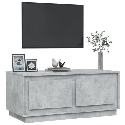 Coffee Table Concrete Grey 102x50x44 cm Engineered Wood Payday Deals