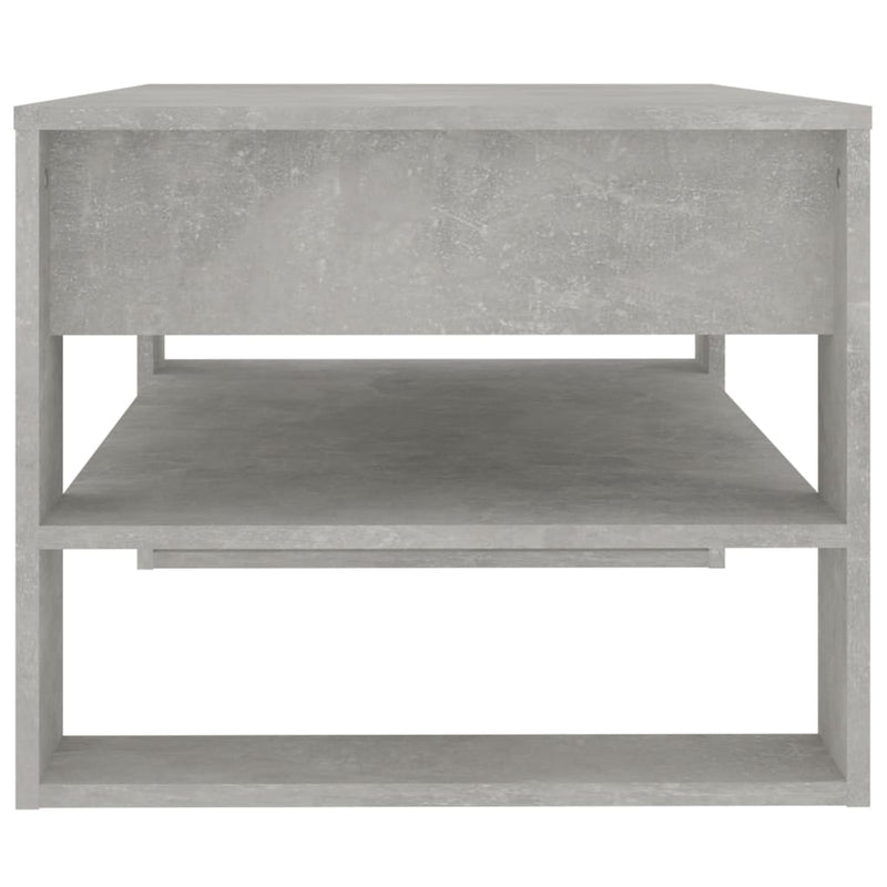 Coffee Table Concrete Grey 102x55x45 cm Engineered Wood Payday Deals