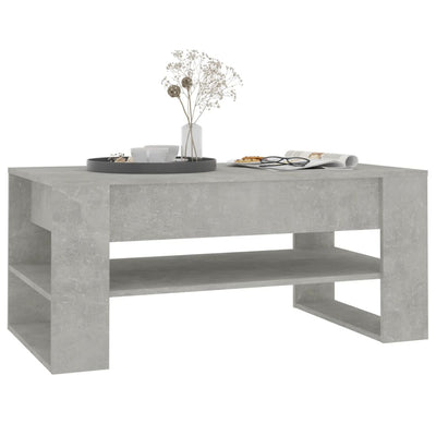 Coffee Table Concrete Grey 102x55x45 cm Engineered Wood Payday Deals