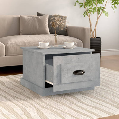 Coffee Table Concrete Grey 50x50x35 cm Engineered Wood Payday Deals