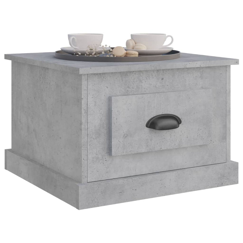 Coffee Table Concrete Grey 50x50x35 cm Engineered Wood Payday Deals