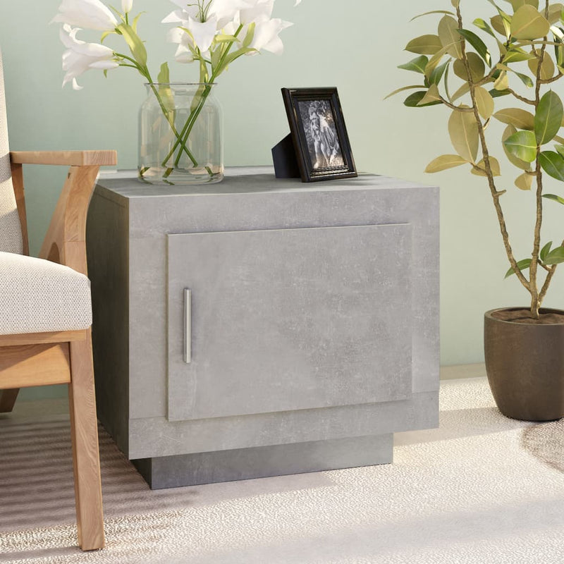 Coffee Table Concrete Grey 51x50x45 cm Engineered Wood Payday Deals
