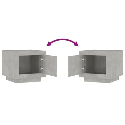 Coffee Table Concrete Grey 51x50x45 cm Engineered Wood Payday Deals