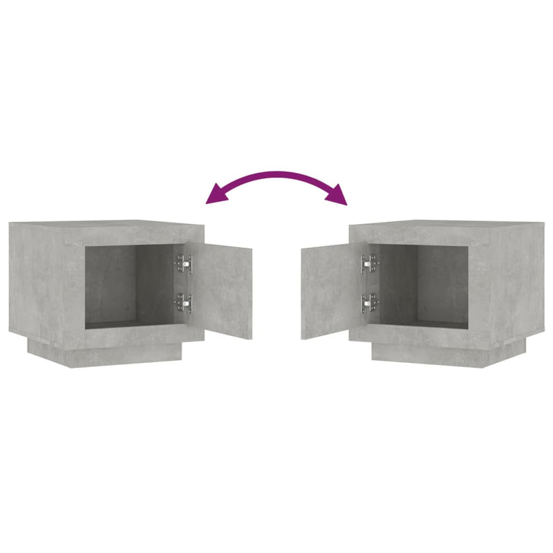 Coffee Table Concrete Grey 51x50x45 cm Engineered Wood Payday Deals
