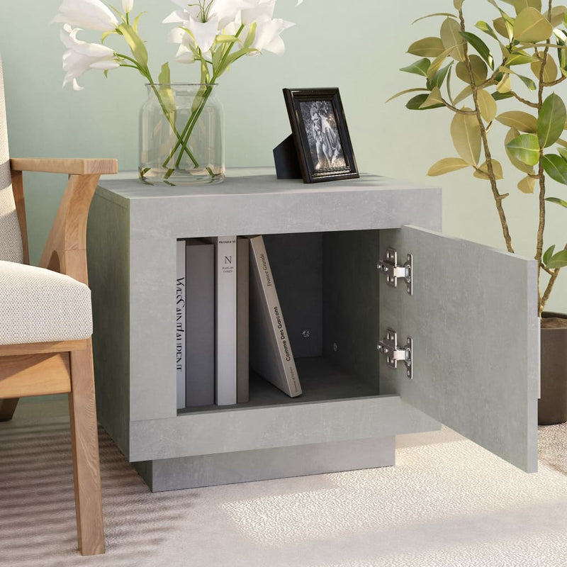 Coffee Table Concrete Grey 51x50x45 cm Engineered Wood Payday Deals