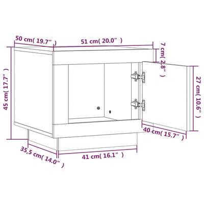 Coffee Table Concrete Grey 51x50x45 cm Engineered Wood Payday Deals