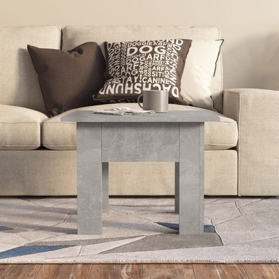 Coffee Table Concrete Grey 55x55x42 cm Engineered Wood Payday Deals