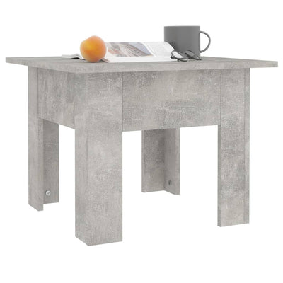 Coffee Table Concrete Grey 55x55x42 cm Engineered Wood Payday Deals
