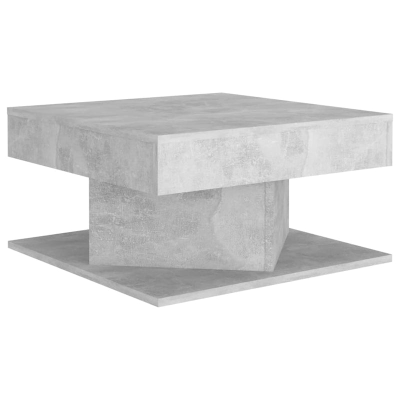 Coffee Table Concrete Grey 57x57x30 cm Engineered Wood Payday Deals