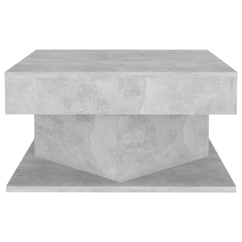 Coffee Table Concrete Grey 57x57x30 cm Engineered Wood Payday Deals