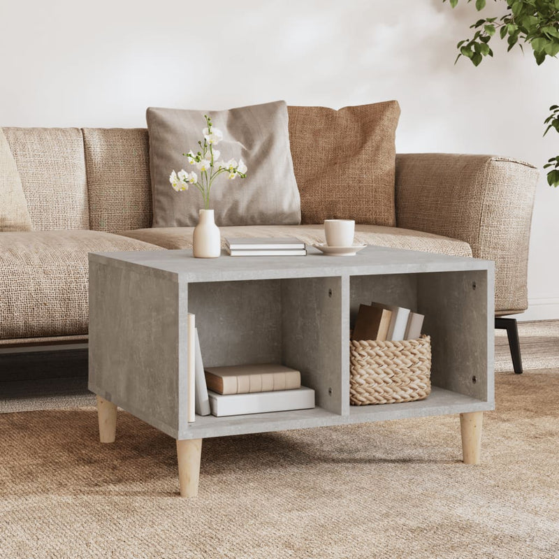 Coffee Table Concrete Grey 60x50x36.5 cm Engineered Wood Payday Deals