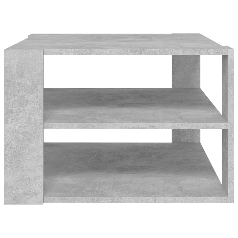 Coffee Table Concrete Grey 60x60x40 cm Engineered Wood Payday Deals