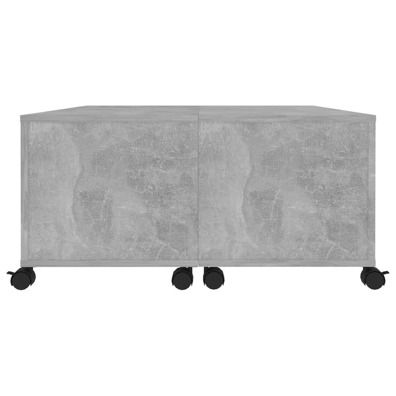 Coffee Table Concrete Grey 75x75x38 cm Engineered Wood Payday Deals