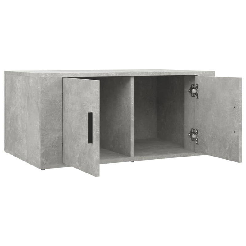 Coffee Table Concrete Grey 80x50x36 cm Engineered Wood Payday Deals