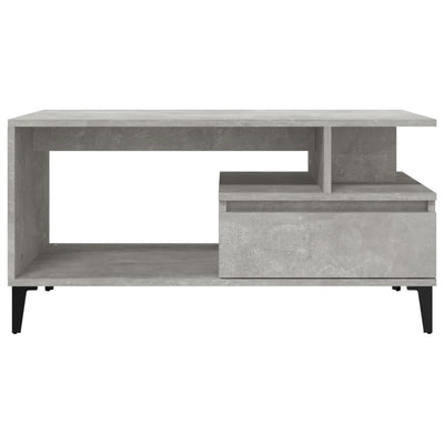 Coffee Table  Concrete Grey 90x49x45 cm Engineered Wood Payday Deals