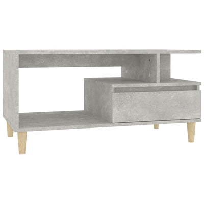 Coffee Table Concrete Grey 90x49x45 cm Engineered Wood Payday Deals